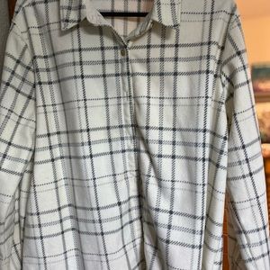 Black & white striped shirt/jacket